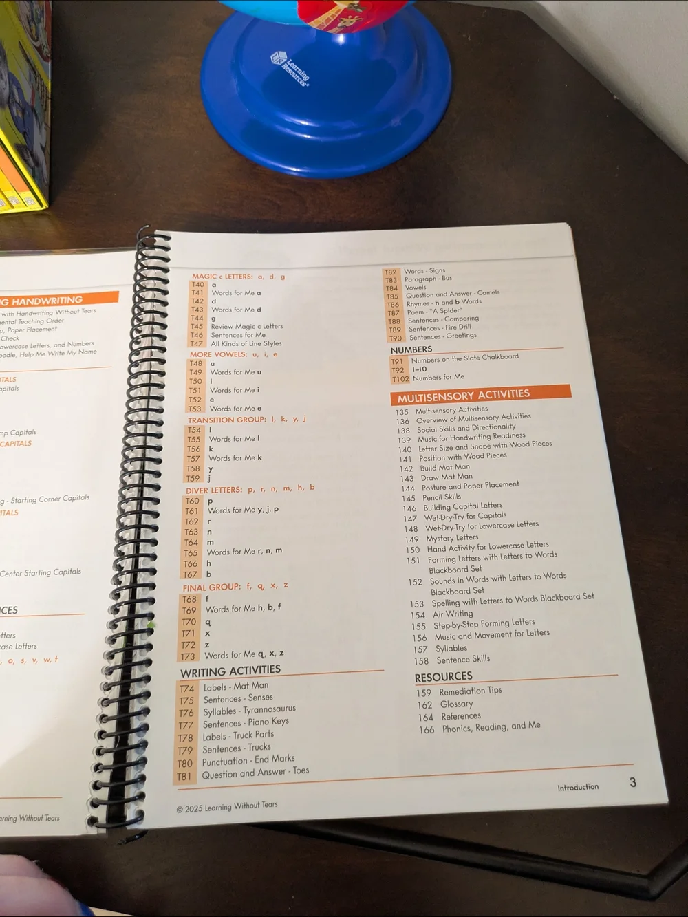 Handwriting W/O Tears Letters & Numbers For Me Teacher Guide Grade K